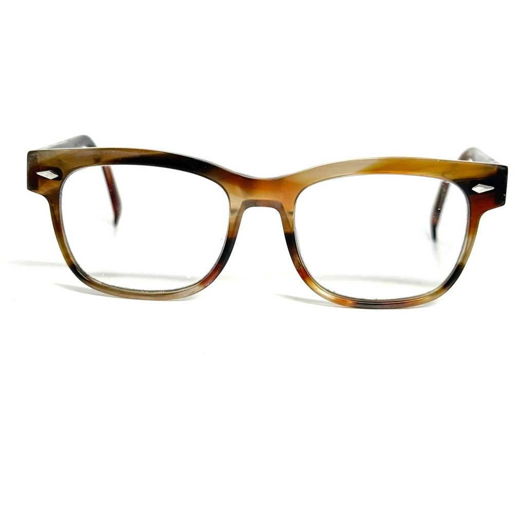 Bevel Alsatian 3717 PK Tortoise Eyeglass Frames Made in Japan 53-19-140